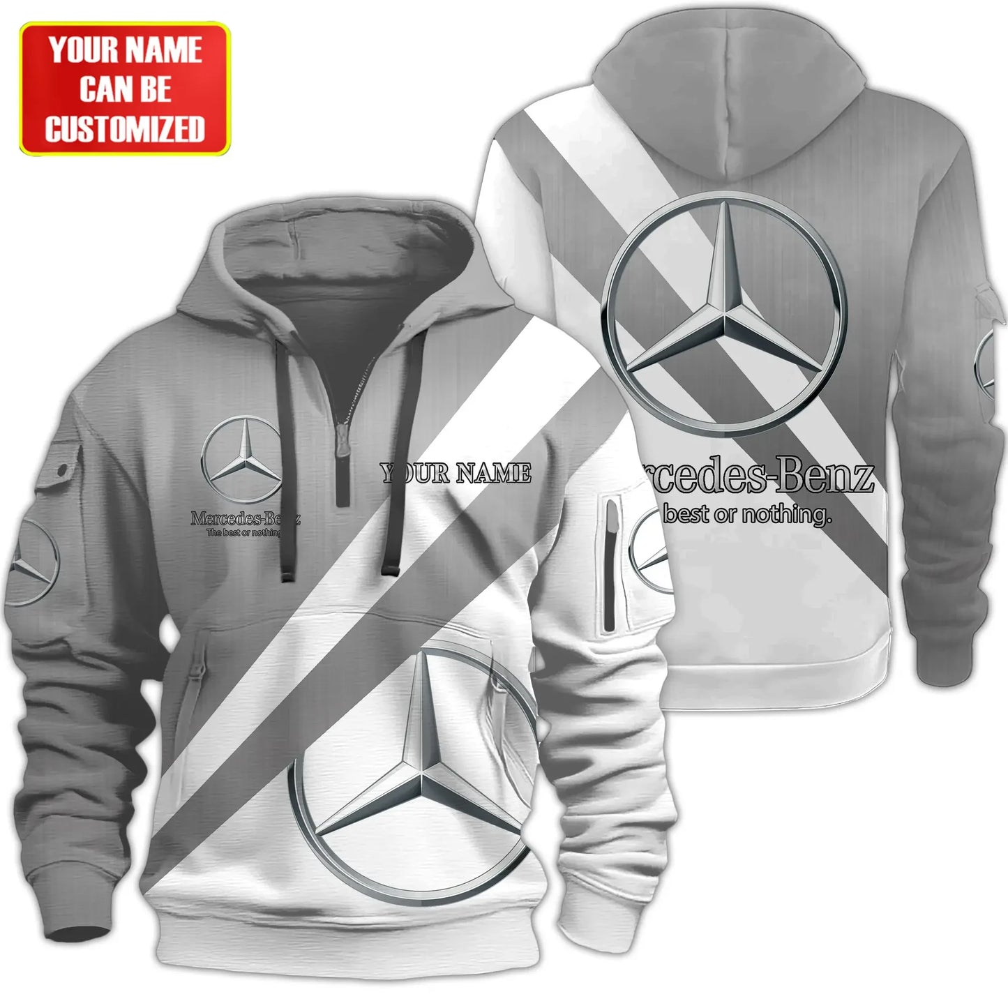 Personalized Merc 3D Zip-Hoodie Cotton Jacket