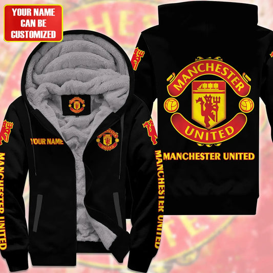 Personalized Manchester United Fleece 3D All Over Printed Unisex Shirt
