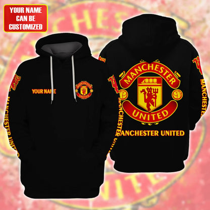 Personalized Manchester United Fleece 3D All Over Printed Unisex Shirt