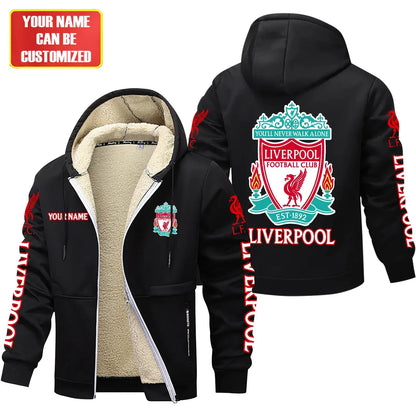 Personalized Liverpool Fleece 3D Unisex Hooded Jacket