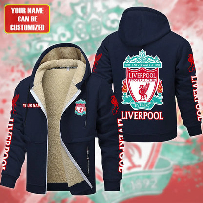 Personalized Liverpool Fleece 3D Unisex Hooded Jacket