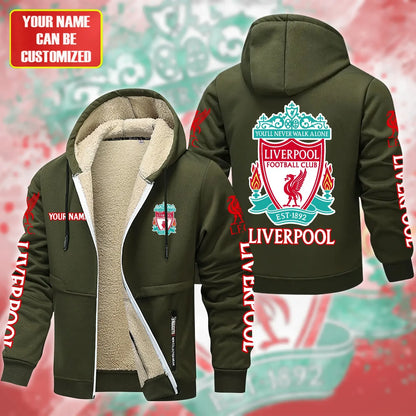 Personalized Liverpool Fleece 3D Unisex Hooded Jacket