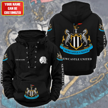 Personalized Newcastle United Lace-up Cotton Hoodie