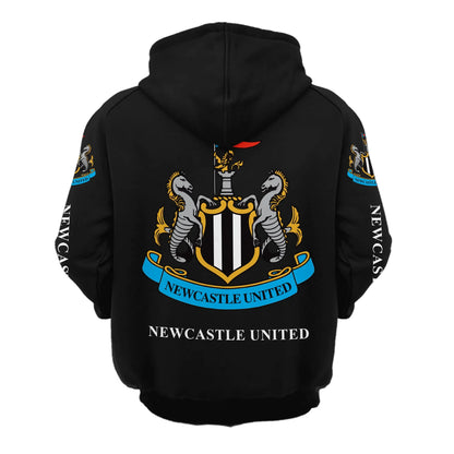 Personalized Newcastle United Lace-up Cotton Hoodie