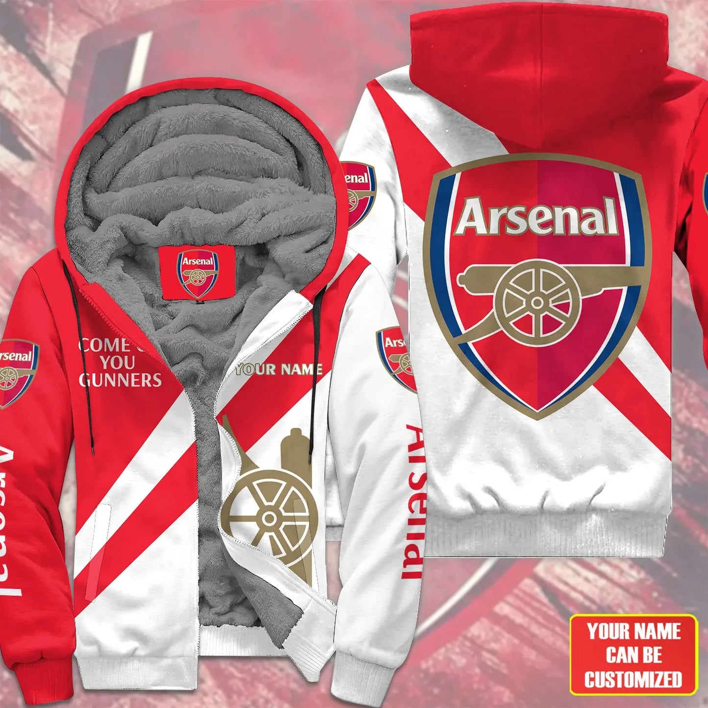 Personalized Arsenal Fleece 3D All Over Printed Unisex Shirt