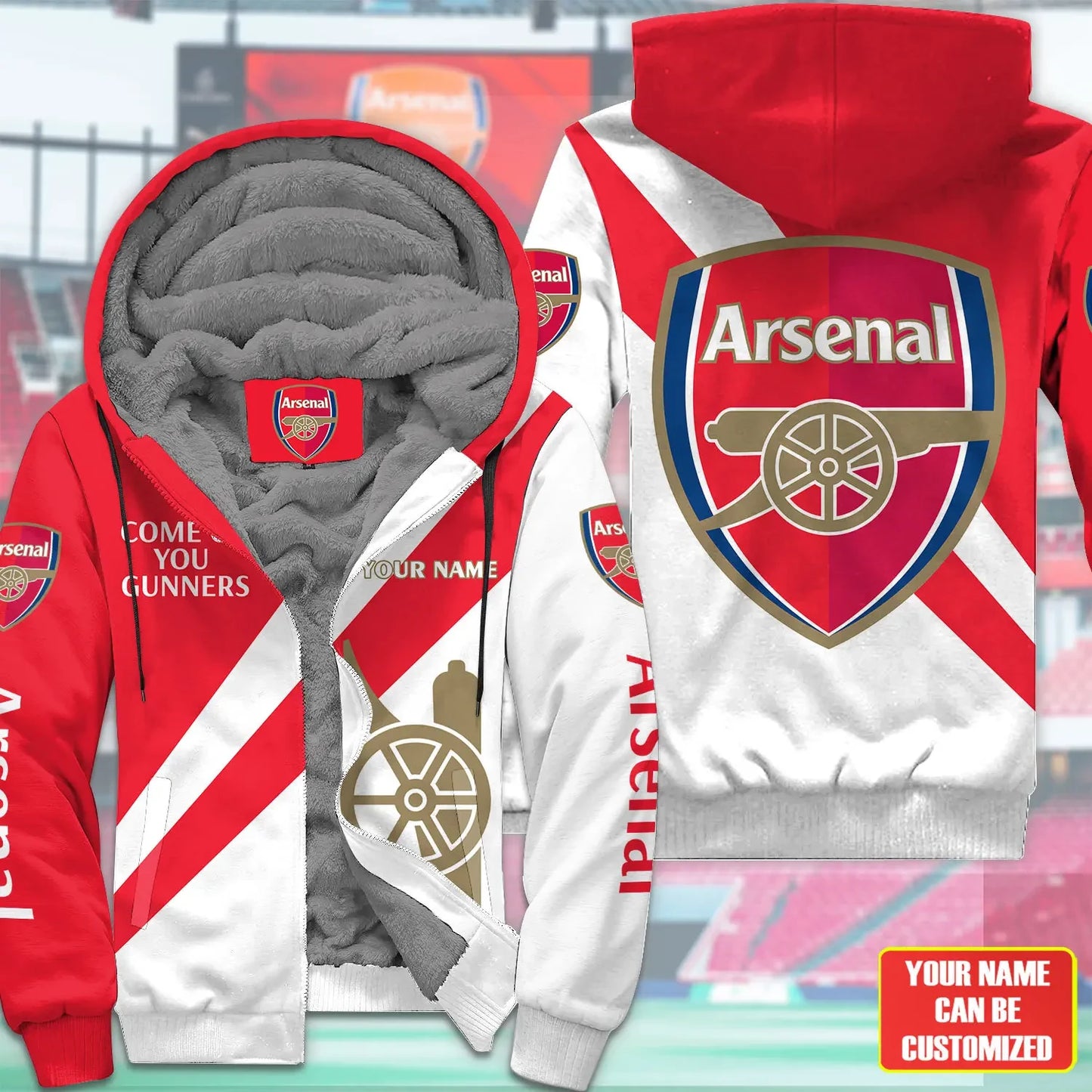 Personalized Arsenal Fleece 3D All Over Printed Unisex Shirt