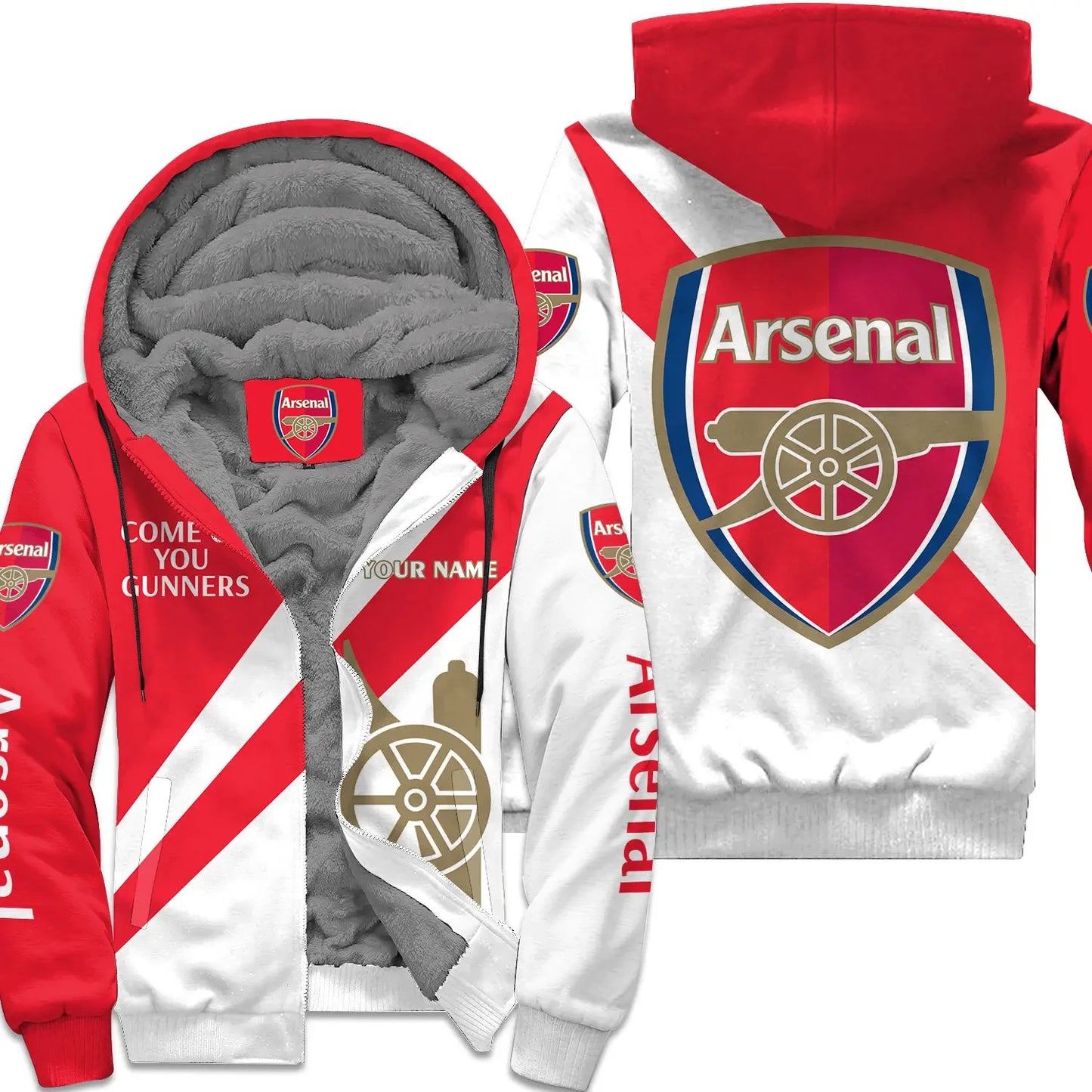 Personalized Arsenal Fleece 3D All Over Printed Unisex Shirt