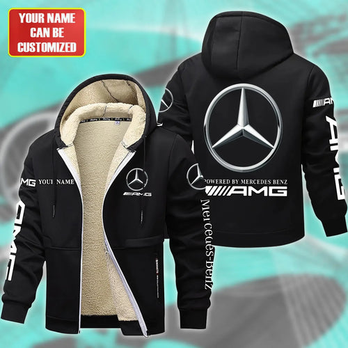 Personalized Merc AMG Fleece 3D Unisex Hooded Jacket