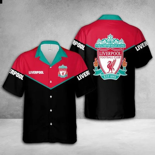 Liverpool Q7 Tropical Hawaii Shirt Beach Short