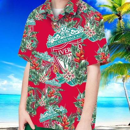 Liverpool Q9 Tropical Hawaii Shirt Beach Short
