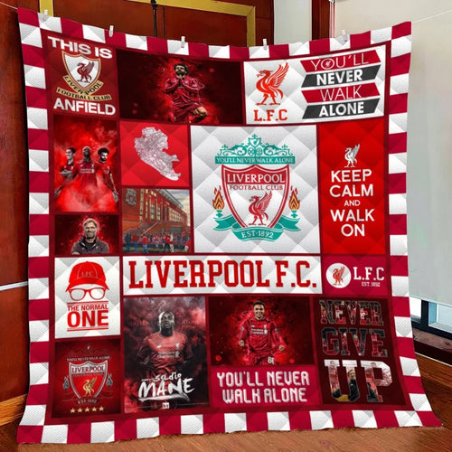 Liverpool Q6 Quilt Blanket , Quilt set , Bedroom Decor , Quilting