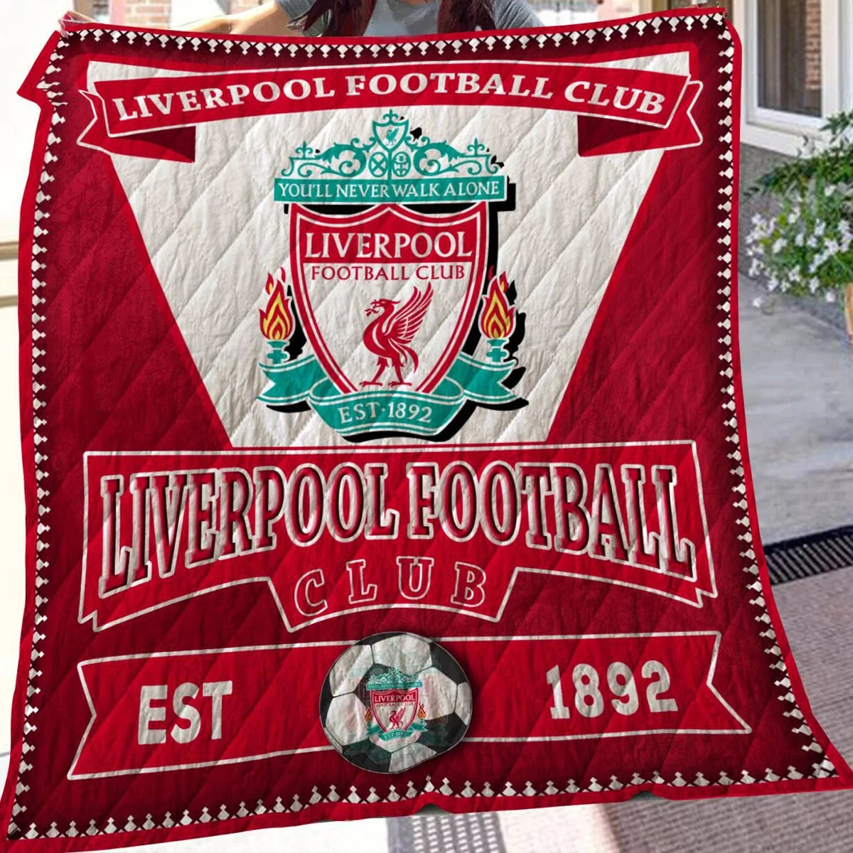 Liverpool Q7 Quilt Blanket , Quilt set , Bedroom Decor , Quilting