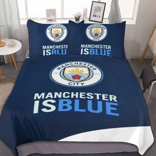 Personalized Manchester City All Over Printed Bedding Set V5