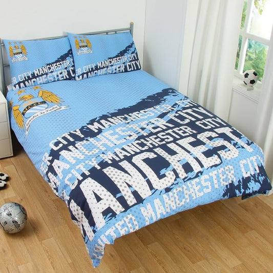 Personalized Manchester City All Over Printed Bedding Set V8