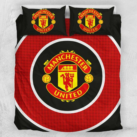 Manchester United All Over Printed Bedding Set