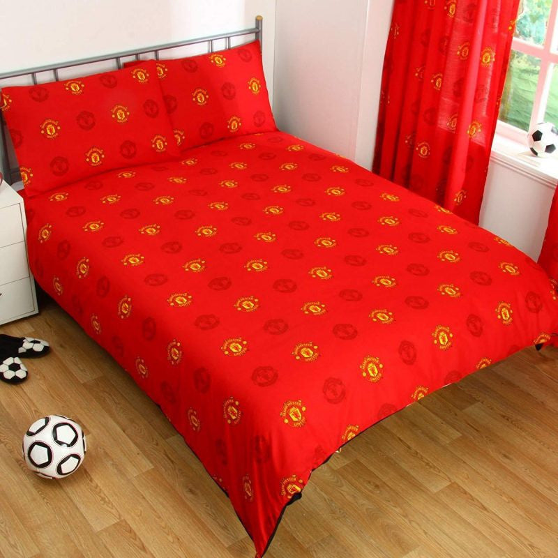 Manchester United All Over Printed Bedding Set V8
