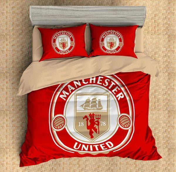 Manchester United All Over Printed Bedding Set V10