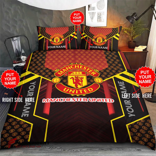 Manchester United All Over Printed Bedding Set V11