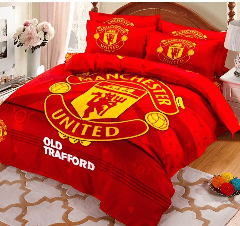 Manchester United All Over Printed Bedding Set V13