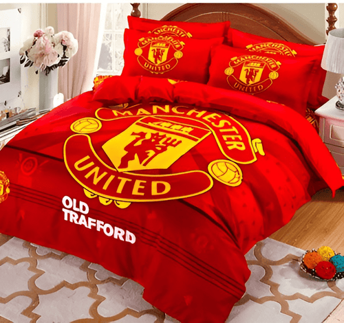 Manchester United All Over Printed Bedding Set V13
