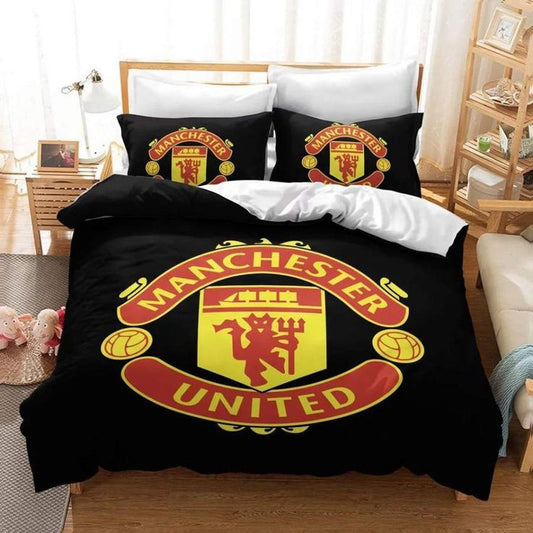 Manchester United All Over Printed Bedding Set V15