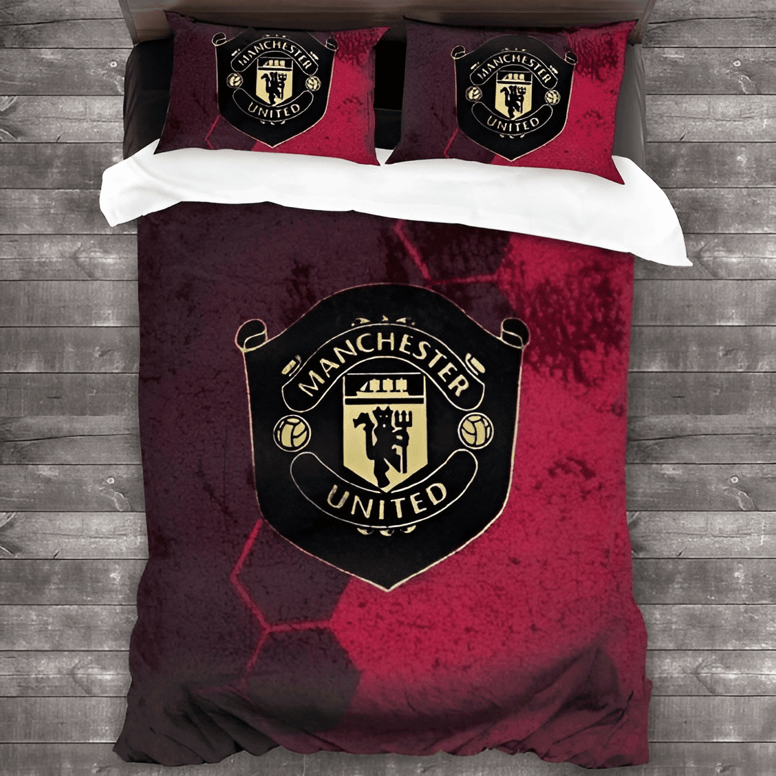 Manchester United All Over Printed Bedding Set V19