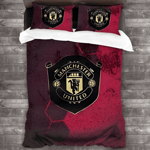 Manchester United All Over Printed Bedding Set V19
