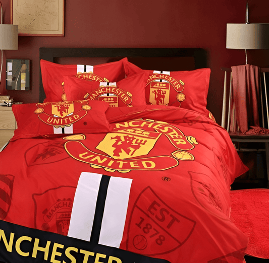 Manchester United All Over Printed Bedding Set V22