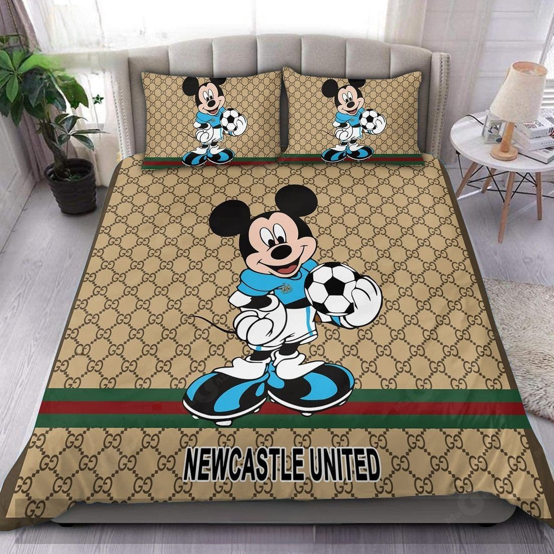 Newcastle United All Over Printed Bedding Set V8