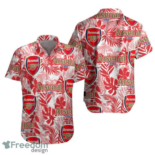 Arsenal Tropical Hawaii Shirt Beach Short V4