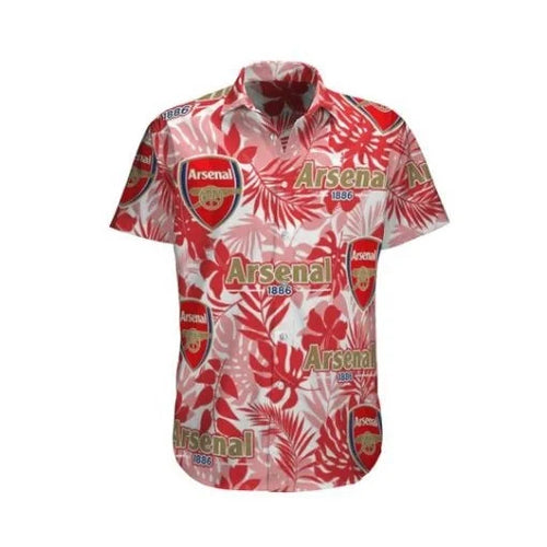 Arsenal Tropical Hawaii Shirt Beach Short V7