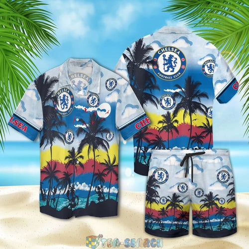 Chelsea Tropical Hawaii Shirt Beach Short V7