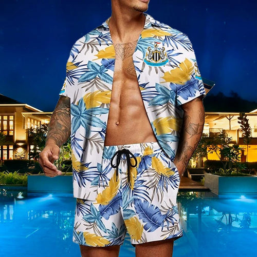 Newcastle United Tropical Hawaii Shirt Beach Short V8