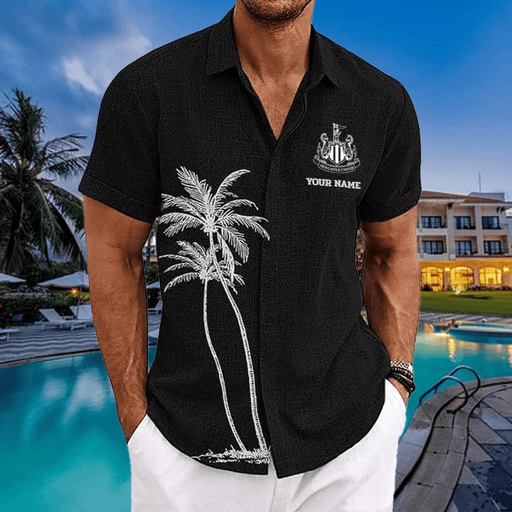 Newcastle United Tropical Hawaii Shirt Beach Short V13
