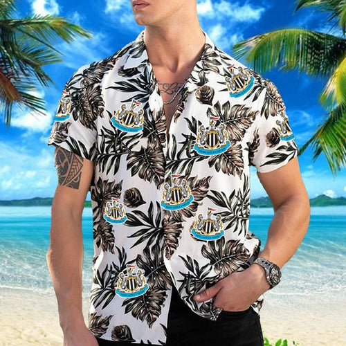 Newcastle United Tropical Hawaii Shirt Beach Short V15