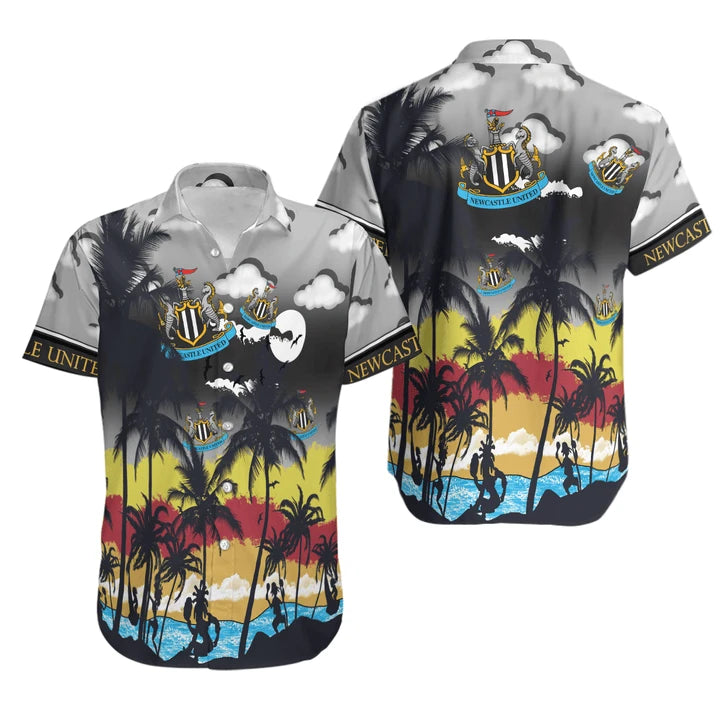 Newcastle United Tropical Hawaii Shirt Beach Short V21