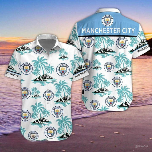 Manchester City Tropical Hawaii Shirt Beach Short V4