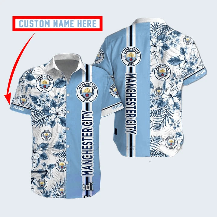 Manchester City Tropical Hawaii Shirt Beach Short V6