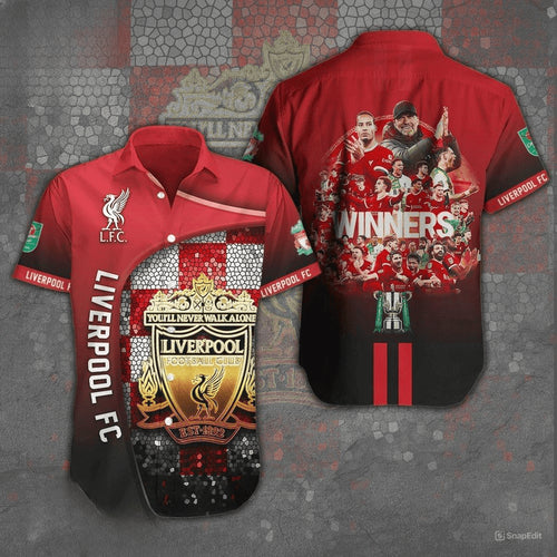 Liverpool Tropical Hawaii Shirt Beach Short V10