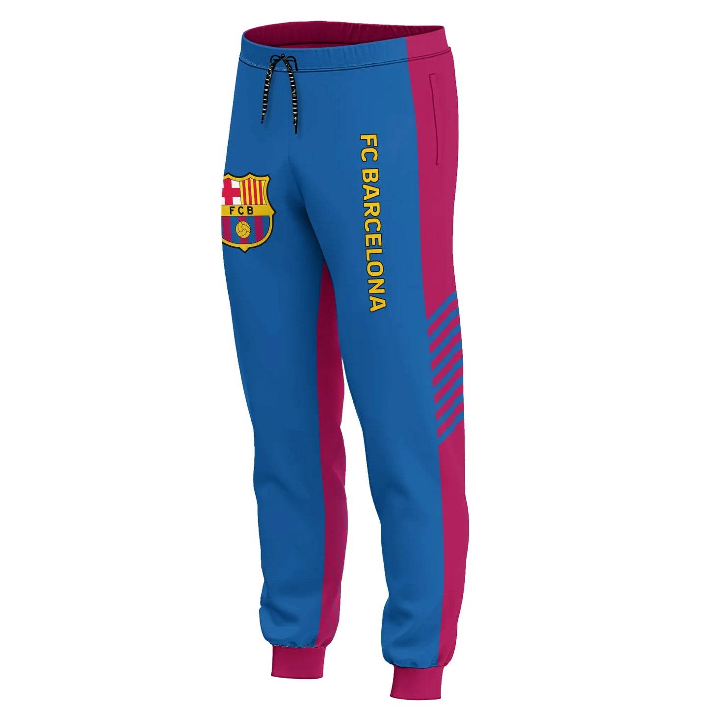 Personalized Barça Q2 3D All over Printed Hoodie and Sweatpants set