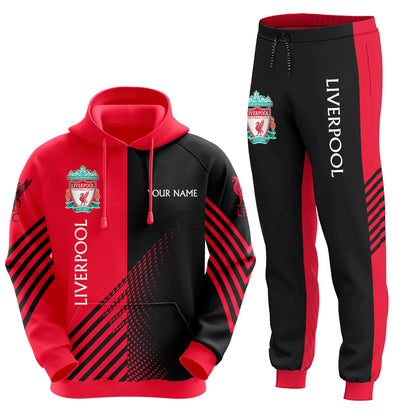 Personalized Liverpool Q2 3D All over Printed Hoodie and Sweatpants set