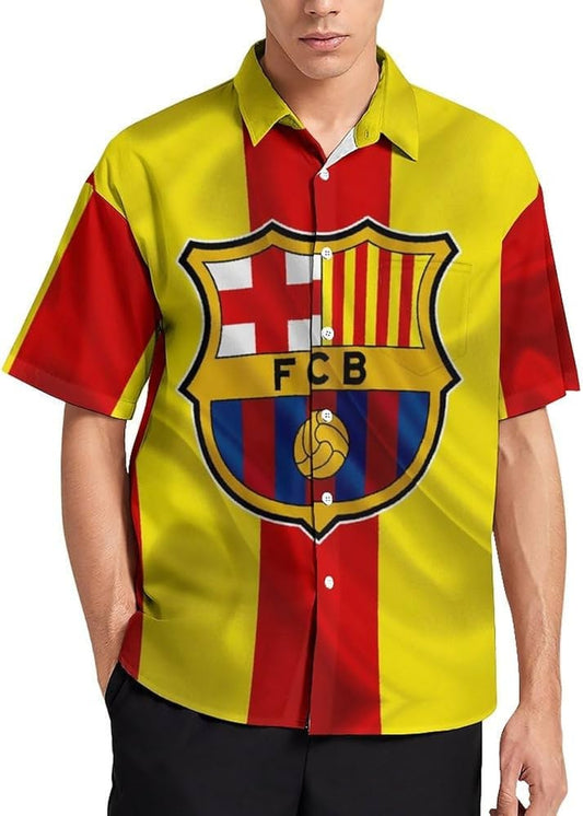 Barcelona Tropical Hawaii Shirt Beach Short V2