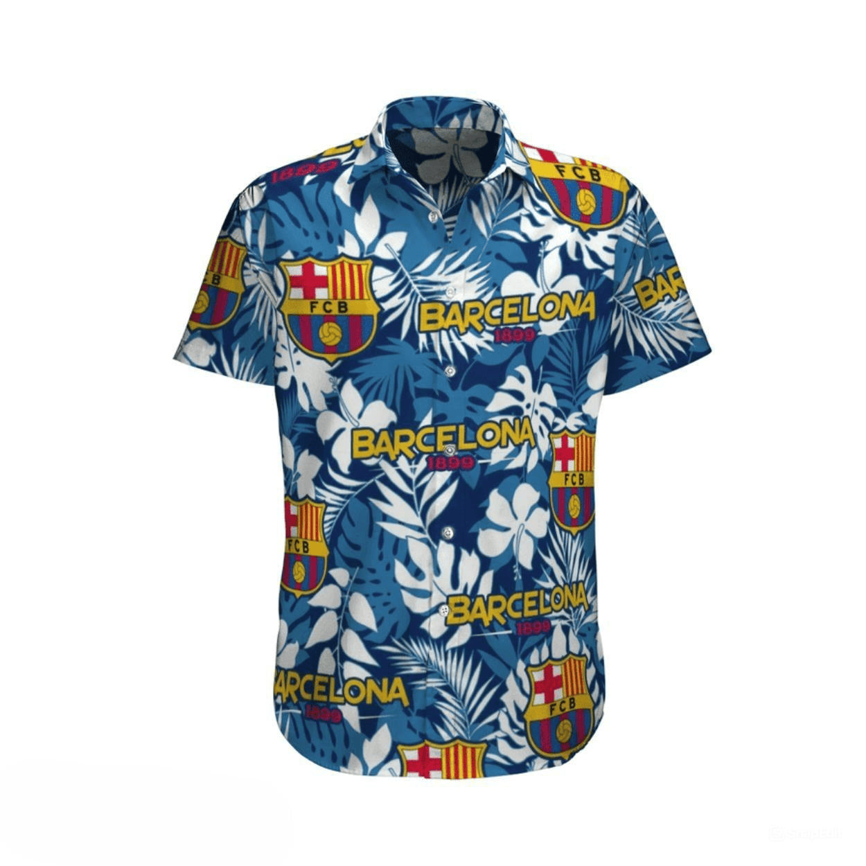 Barcelona Tropical Hawaii Shirt Beach Short S151220