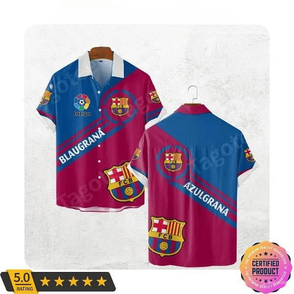 Barcelona Tropical Hawaii Shirt Beach Short V3