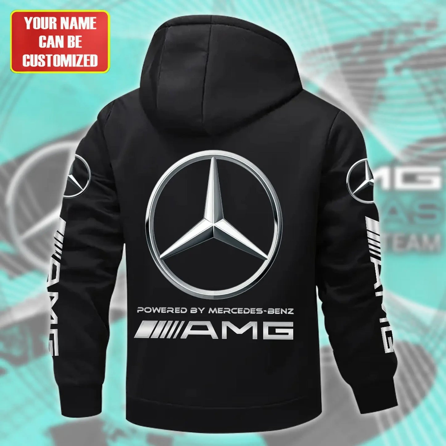 Personalized Merc Fleece 3D Unisex Hooded Jacket