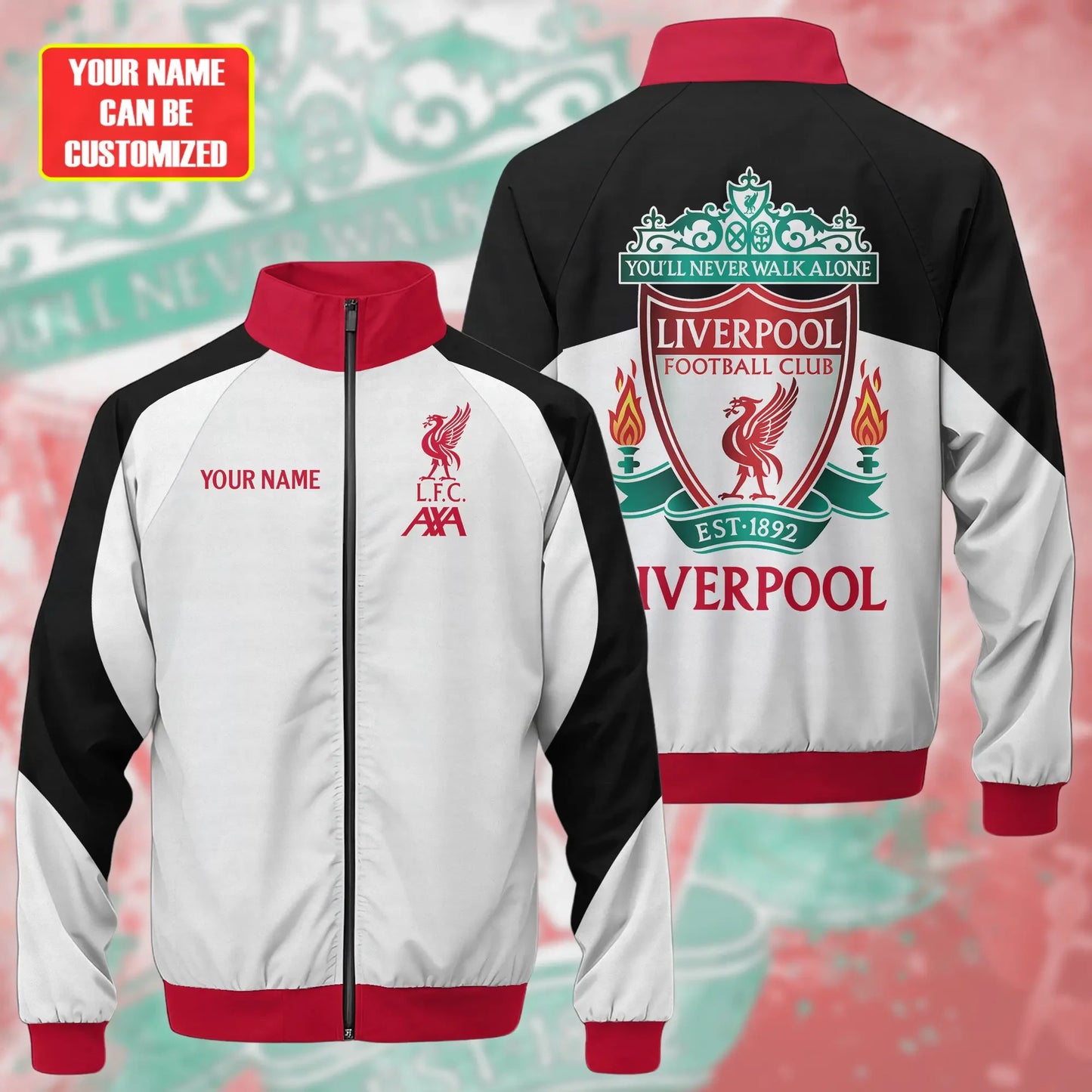 Personalized LFC Zipper Stand Collar Jacket & Sweatpants