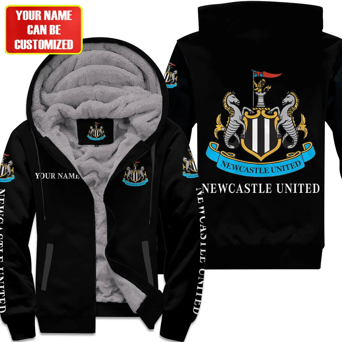 Personalized Newcastle United Fleece 3D All Over Printed Unisex Shirt