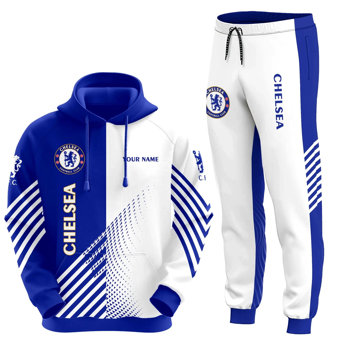 Personalized Chelsea Q2 3D All over Printed Hoodie and Sweatpants set