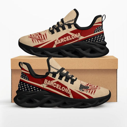 FC Barcelona Skull Bring Wrench Chunky Custom Sneaker