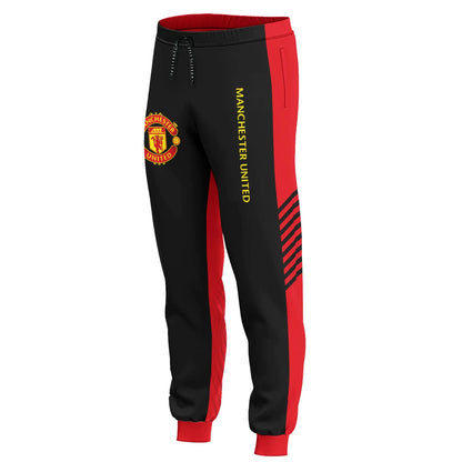 Personalized Manchester United Q3 3D All over Printed Hoodie and Sweatpants set
